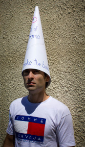 The Hat of Shame (https://www.flickr.com/photos/foca/6935569551)
